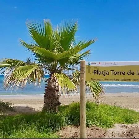 Apartamento En Primera Linea De Playa Con Vistas Cabanes  Exterior foto